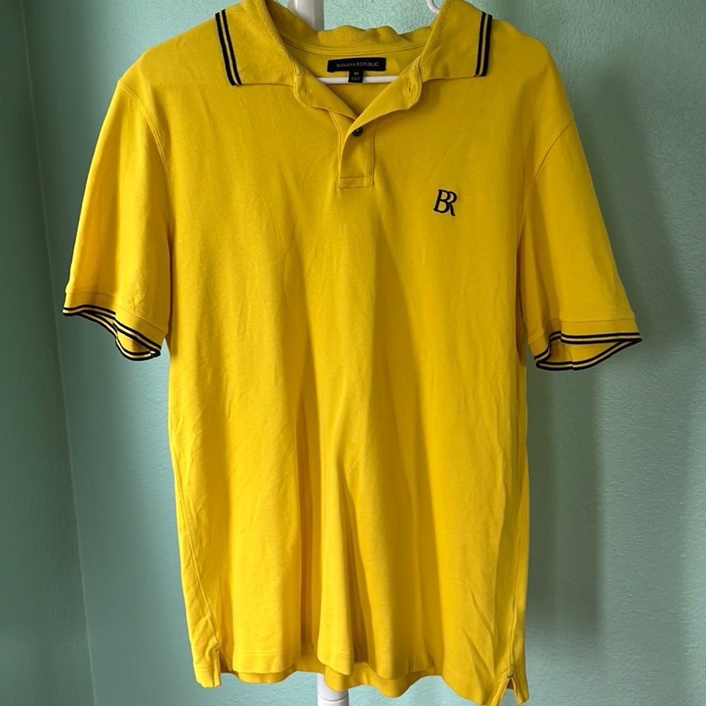 Banana republic yellow polo M